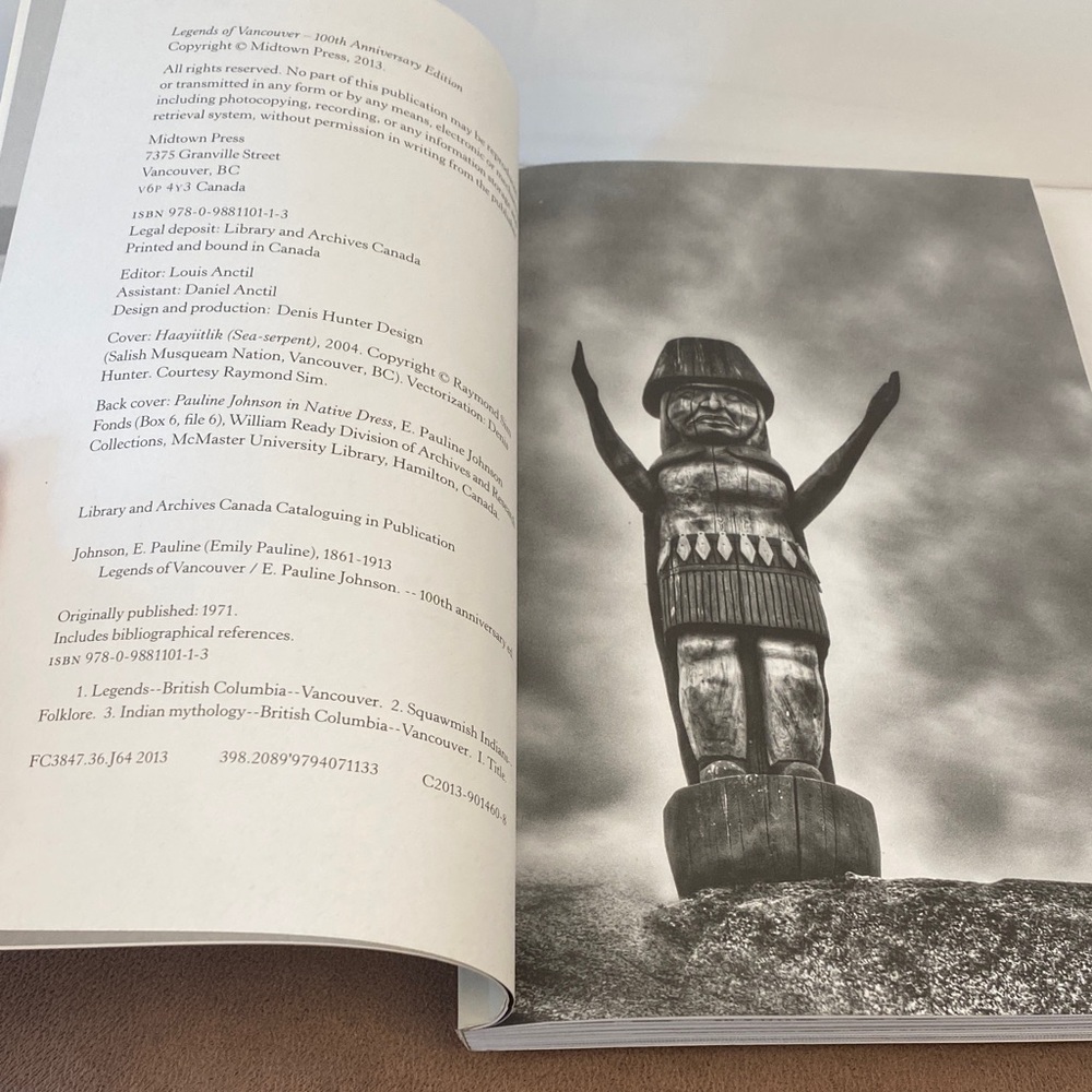 Legends of Vancouver Book - Picture 5 of 6